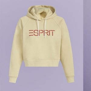ESPRIT Cotton Fleece Hooded Logo Sweatshirt BRAND NEW, NEVER WORN, WITH TAGS!